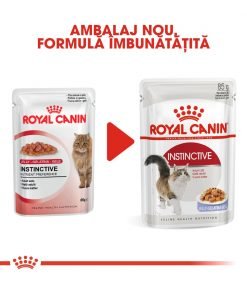 hrana umeda pisici royal canin instinctive jelly