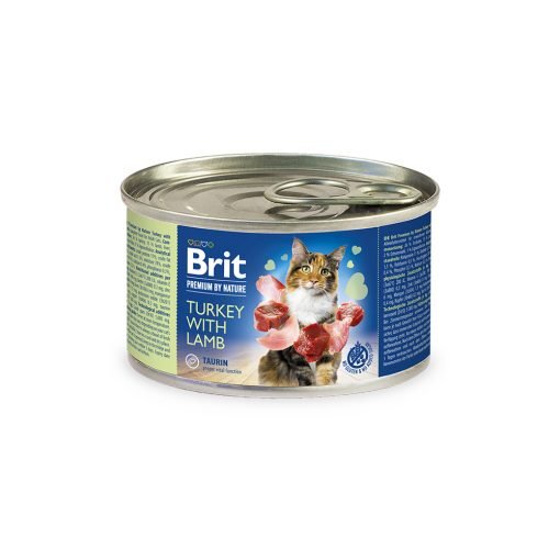 Brit Premium By Nature Cat Turkey with Lamb