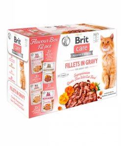 Hrana umeda pisici Brit Care Cat Flavour Box Fillet in Gravy