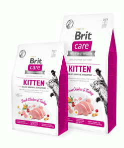 Hrana uscata pisici juniori Brit Care Cat GF Kitten Healthy Growth and Development