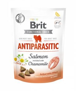 Recompense caini Brit Care Dog Snack Antiparasitic Salmon