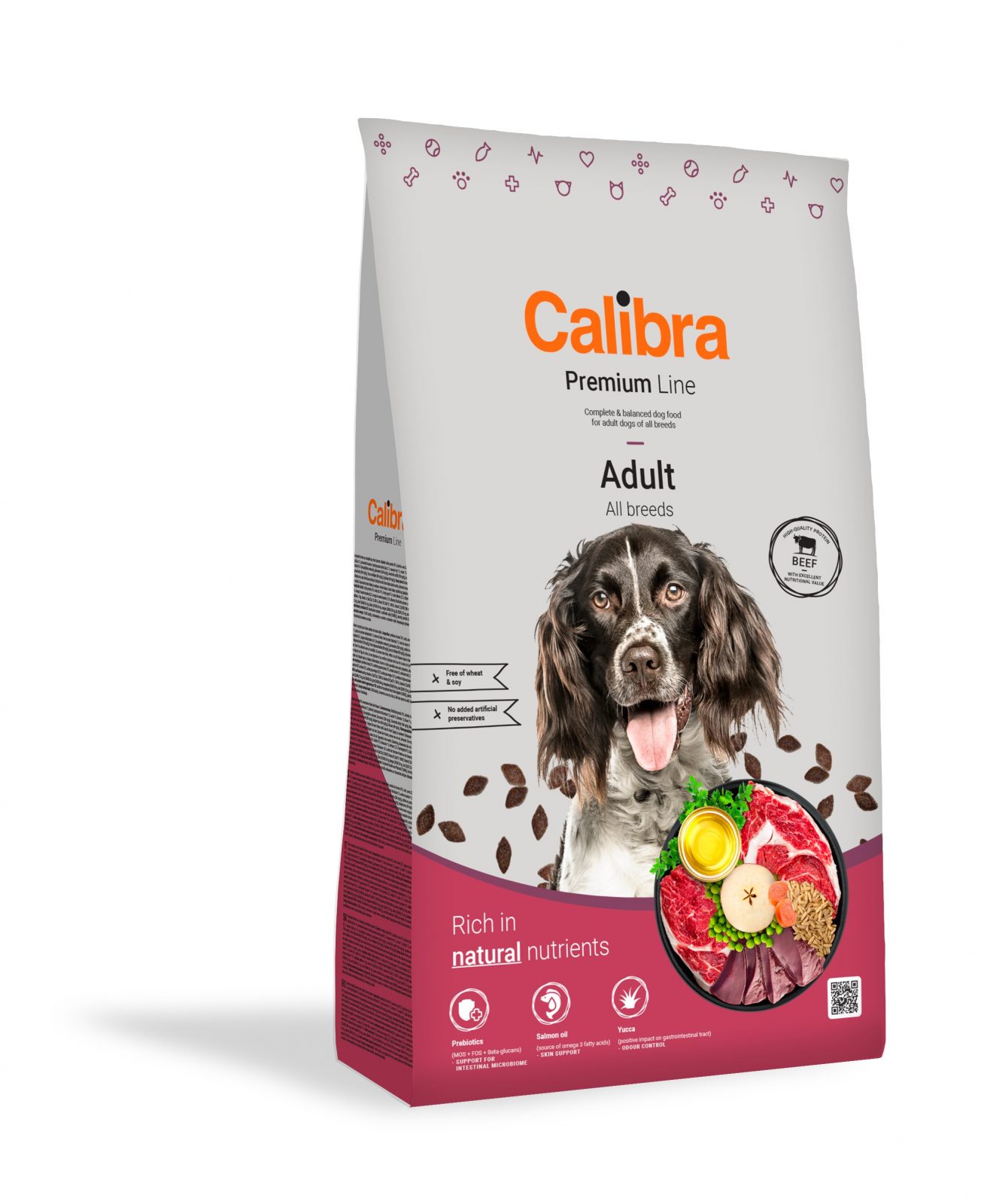 hrana caini calibra premium line adult large cu vita pentru caini adult de toate taliile