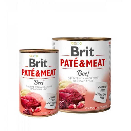 conserva brit pate meat beef cu vita