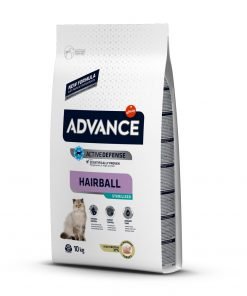 hrana uscata pisici advance cat hairball setrilized pentru pisici sterilizate 10 kg