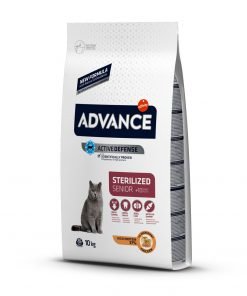 hrana uscata pisici advance cat sterilized senior pentru pisici sterilizate peste 10 ani