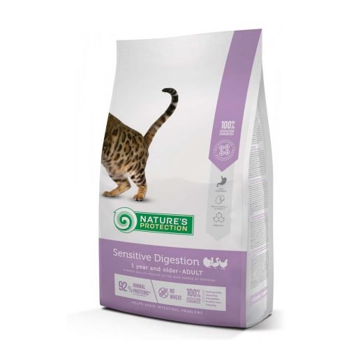 Natures Protection Cat Sensitive Digestion Hrana completa pentru pisici adulte