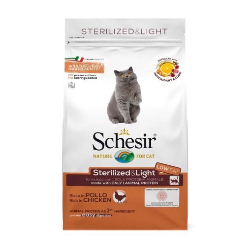 hrana uscata pisici schesir cat sterilised light