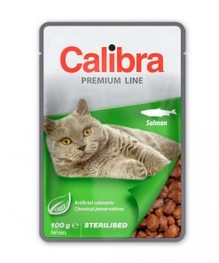 hrana umeda pisici sterilizate calibra cu somon
