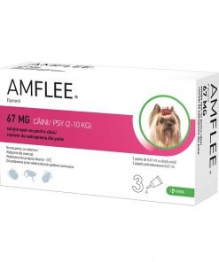 amflee dog pipete antiparazitare caini 2-10 kg