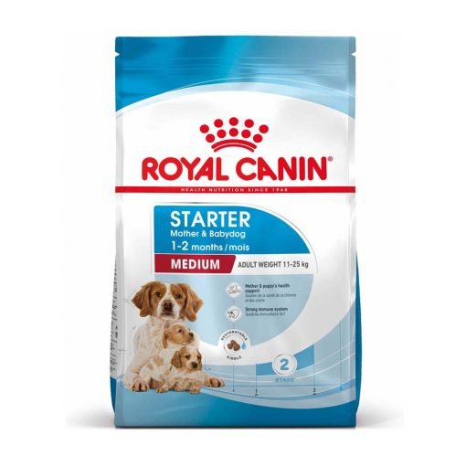 hrana uscata caini royal canin medium starter mother babydog